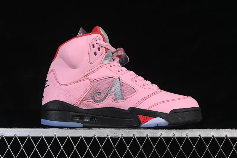 All categories Air Jordan Jordan series basketball shoes Air Jordan 5 TG version Awake NY x Air Jordan 5 "Arctic Pink" AJ5 Joe 5 joint pink top layer basketball shoes DV4982-600